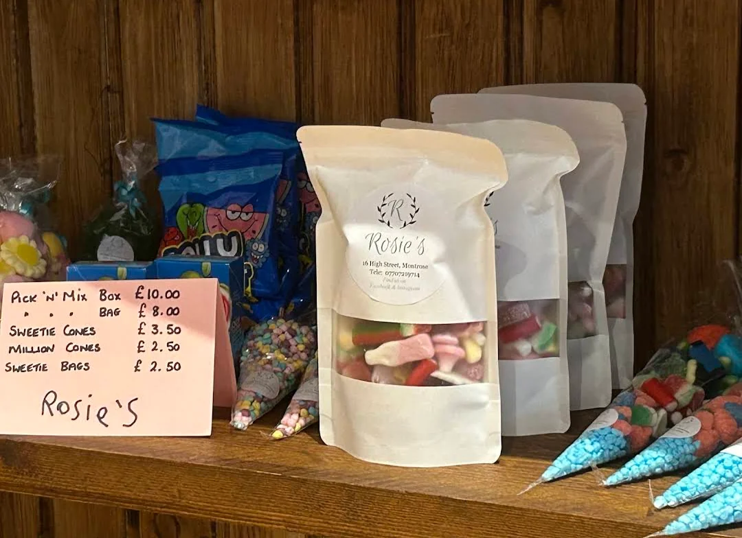 Bags of Rosie's pick and mix sweets and confectionery